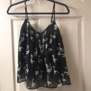 Flamingo flowy Billabong top